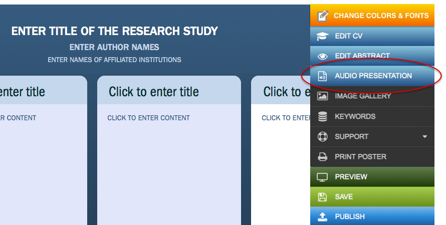 iPoster Audio Presentations