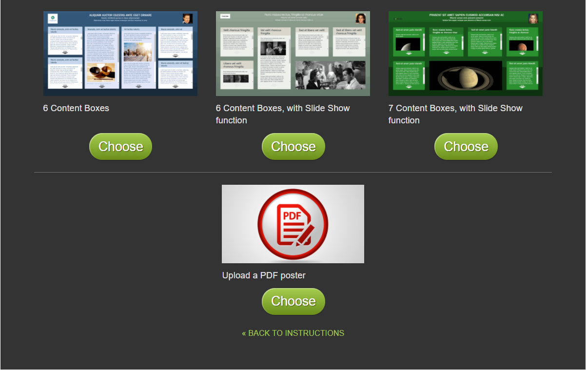 How do I create a PDF version of my existing presentation?