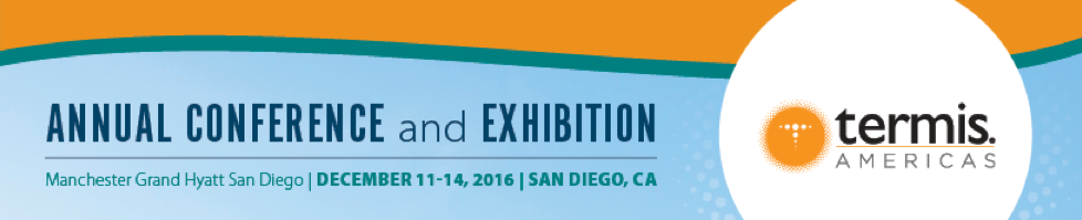 Medical, scientific and scholarly conferences: Termis Americas Annual Conference and Exhibition 2016