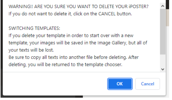 How do I change Templates? - iPoster Sessions